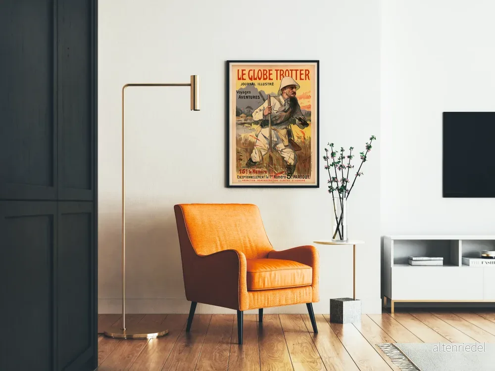 Vintageposter Le Globe Trotter - Resor och Äventyr - Bild 2