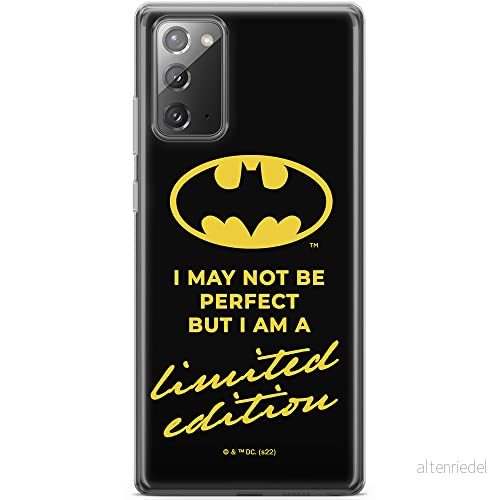 ERT GROUP mobiltelefonfodral för Samsung GALAXY NOTE 20 originalt och officiellt licensierat DC mönster Batman 062 optimalt anpassad till formen på mobiltelefonen, fodral tillverkad av TPU plast 5905131516701