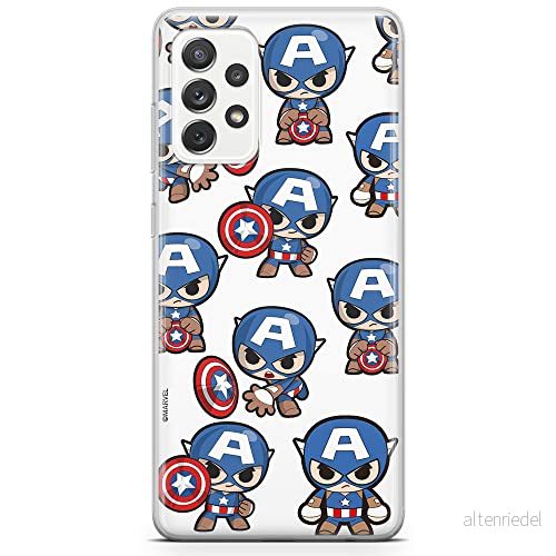 ERT GROUP mobiltelefonfodral för Samsung A73 5G originalt och officiellt licensierat Marvel mönster Captain America 029 optimalt anpassad till formen på mobiltelefonen, fodral tillverkad av TPU plast 5904805519734