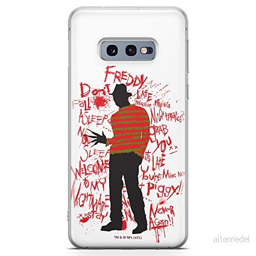 ERT GROUP mobiltelefonfodral för Samsung S10e originalt och officiellt licensierat Horror mönster Nightmare of Elm Street 010 anpassad till formen på mobiltelefonen, fodral tillverkad av TPU plast 5905511092771