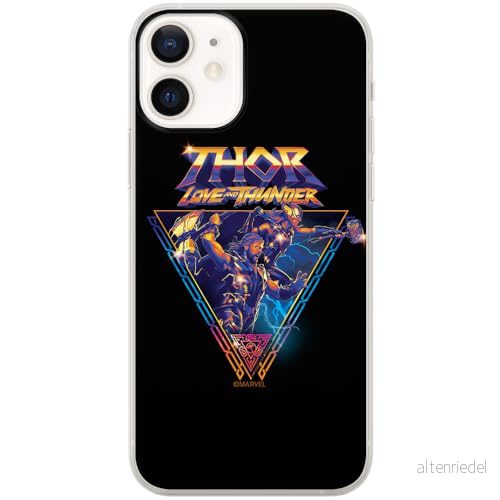 ERT GROUP mobiltelefonfodral för Iphone 12 Mini originalt och officiellt licensierat Marvel mönster Thor 003 optimalt anpassad till formen på mobiltelefonen, fodral tillverkad av TPU plast 5904805157998