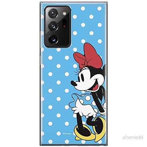 ERT GROUP mobiltelefonfodral för Samsung GALAXY NOTE 20 ULTRA originalt och officiellt licensierat Disney mönster Minnie 034 anpassad till formen på mobiltelefonen, fodral tillverkad av TPU plast 5903040360163