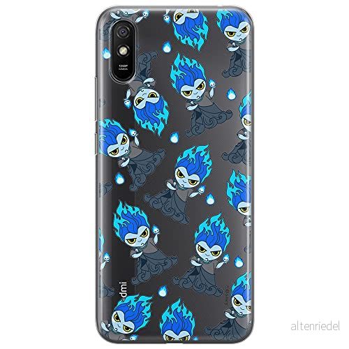 ERT GROUP mobiltelefonfodral för Xiaomi REDMI 9A originalt och officiellt licensierat Disney mönster Hades 002 optimalt anpassad till formen på mobiltelefonen, gedeeltelijk transparant 5905131419354
