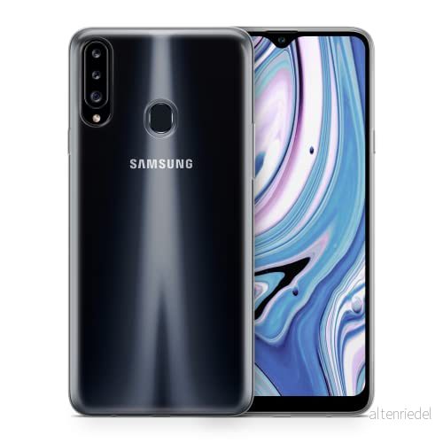 Babaco Premium Clear mobiltelefonfodral för Samsung A20S optimalt anpassat till formen på mobiltelefonen, kristallfodral av TPU 5904805981401