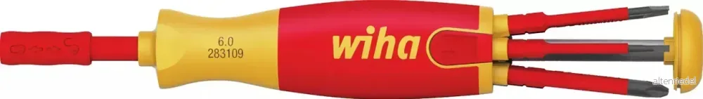 Wiha 38613 Bitsmejsel med 6 slimbits, PH/PZ/SL 4010995386139