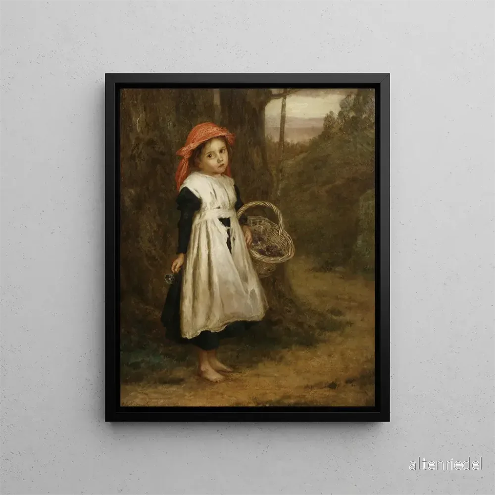 Målning En liten violettförsäljare - Augustus Edwin Mulready | Konsttryck