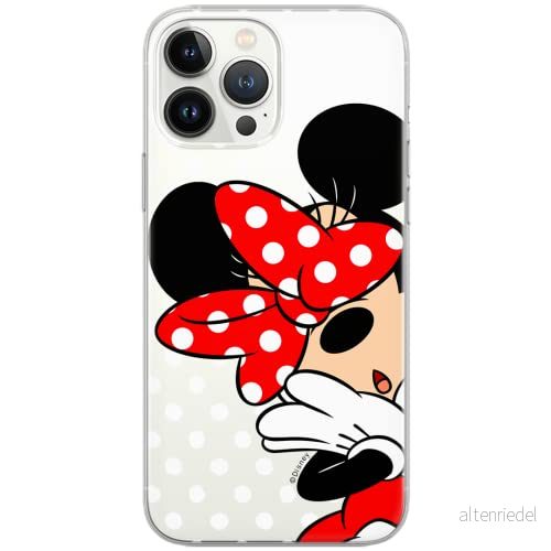 ERT GROUP mobiltelefonfodral för Apple Iphone 6/6S originalt och officiellt licensierat Disney mönster Minnie 003 Vit optimalt anpassad till formen på mobiltelefonen, gedeeltelijk transparant 5902980565157