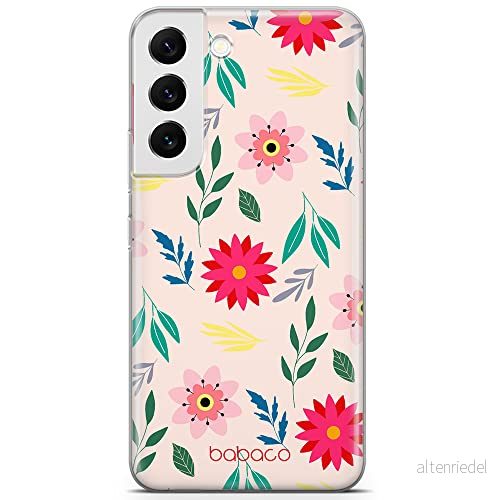 ERT GROUP mobiltelefonfodral för Samsung S22 originalt och officiellt licensierat Babaco mönster Flowers 010 optimalt anpassad till formen på mobiltelefonen, fodral tillverkad av TPU plast 5904805308000