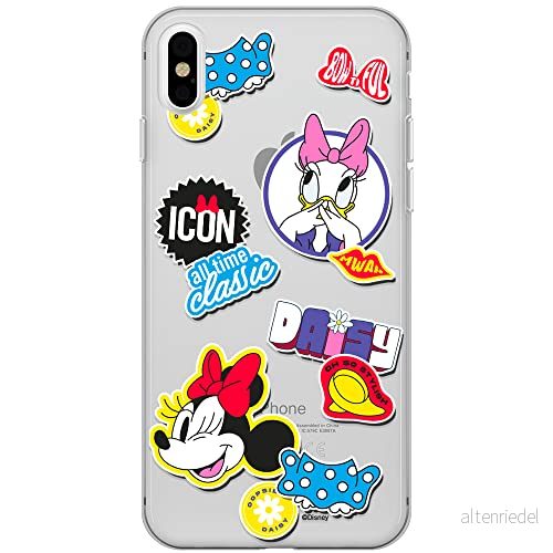 ERT GROUP mobiltelefonfodral för Iphone XS Max originalt och officiellt licensierat Disney mönster Minnie 067 optimalt anpassad till formen på mobiltelefonen, gedeeltelijk transparant 5905131810519