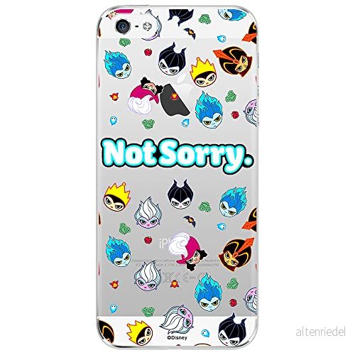 ERT GROUP mobiltelefonfodral för Iphone 5/5S/SE originalt och officiellt licensierat Disney mönster Villains 005 optimalt anpassad till formen på mobiltelefonen, gedeeltelijk transparant 5905131381132