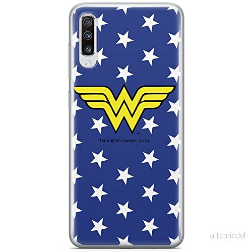 ERT GROUP mobiltelefonfodral för Samsung A70 originalt och officiellt licensierat DC mönster Wonder Woman 006 optimalt anpassad till formen på mobiltelefonen, fodral tillverkad av TPU plast 5902980473421