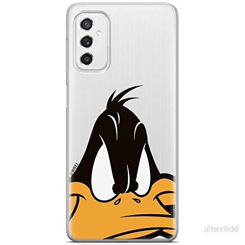 ERT GROUP mobiltelefonfodral för Samsung M52 5G originalt och officiellt licensierat Looney Tunes mönster Duffy 001 optimalt anpassad till formen på mobiltelefonen, gedeeltelijk transparant 5904805489969
