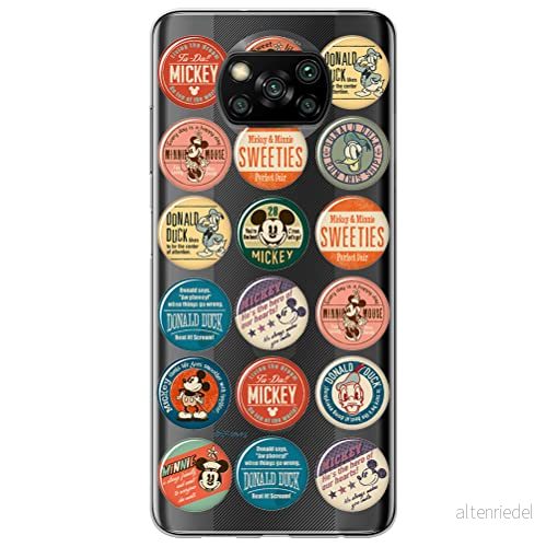 ERT GROUP mobiltelefonfodral för Xiaomi POCOPHONE X3 originalt och officiellt licensierat Disney mönster Mickey & Friends 003 optimalt anpassad till formen på mobiltelefonen, gedeeltelijk transparant 5903537121956