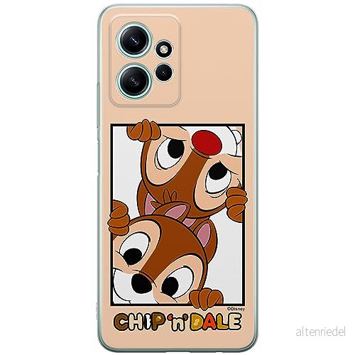 ERT GROUP mobiltelefonfodral för Xiaomi REDMI NOTE 12 4G originalt och officiellt licensierat Disney mönster Chip & Dale 005 anpassad till formen på mobiltelefonen, fodral tillverkad av TPU plast 5905795022990