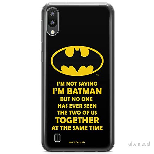 ERT GROUP mobiltelefonfodral för Samsung M10 originalt och officiellt licensierat DC mönster Batman 053 optimalt anpassad till formen på mobiltelefonen, fodral tillverkad av TPU plast 5905131550828