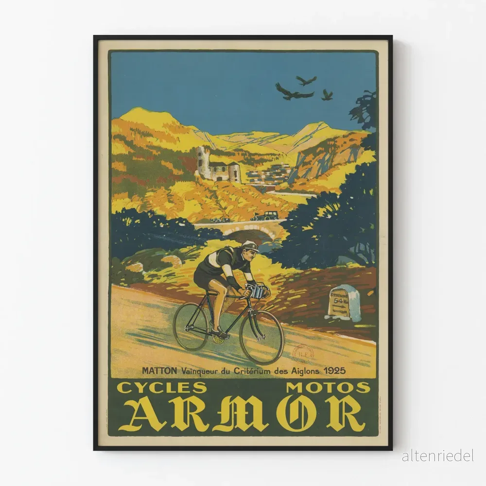 Vintageposter Cycles & Motos Armor - Critérium des Aiglons 1925