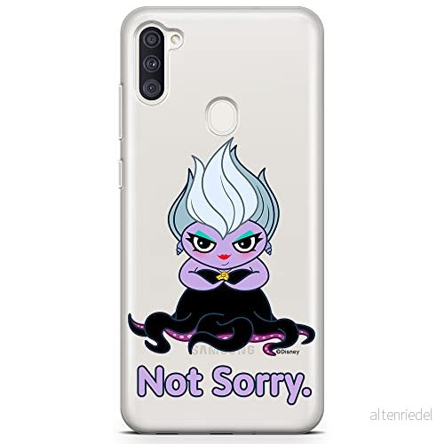 ERT GROUP mobiltelefonfodral för Samsung A11 / M11 originalt och officiellt licensierat Disney mönster Ursula 004 optimalt anpassad till formen på mobiltelefonen, gedeeltelijk transparant 5905131460561