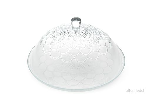 Excelsa Daisy Serveringstallrikar med klocka, glas, diameter 30,5 cm, präglad dekoration 8004976664176