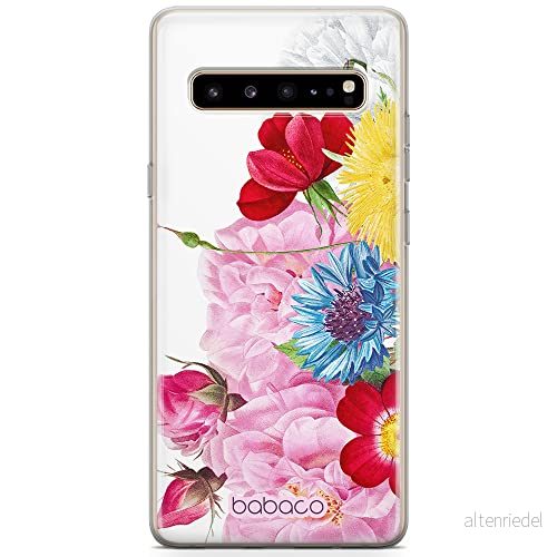 ERT GROUP mobiltelefonfodral för Samsung S10 5G originalt och officiellt licensierat Babaco mönster Flowers 056 optimalt anpassad till formen på mobiltelefonen, fodral tillverkad av TPU plast 5905131358752
