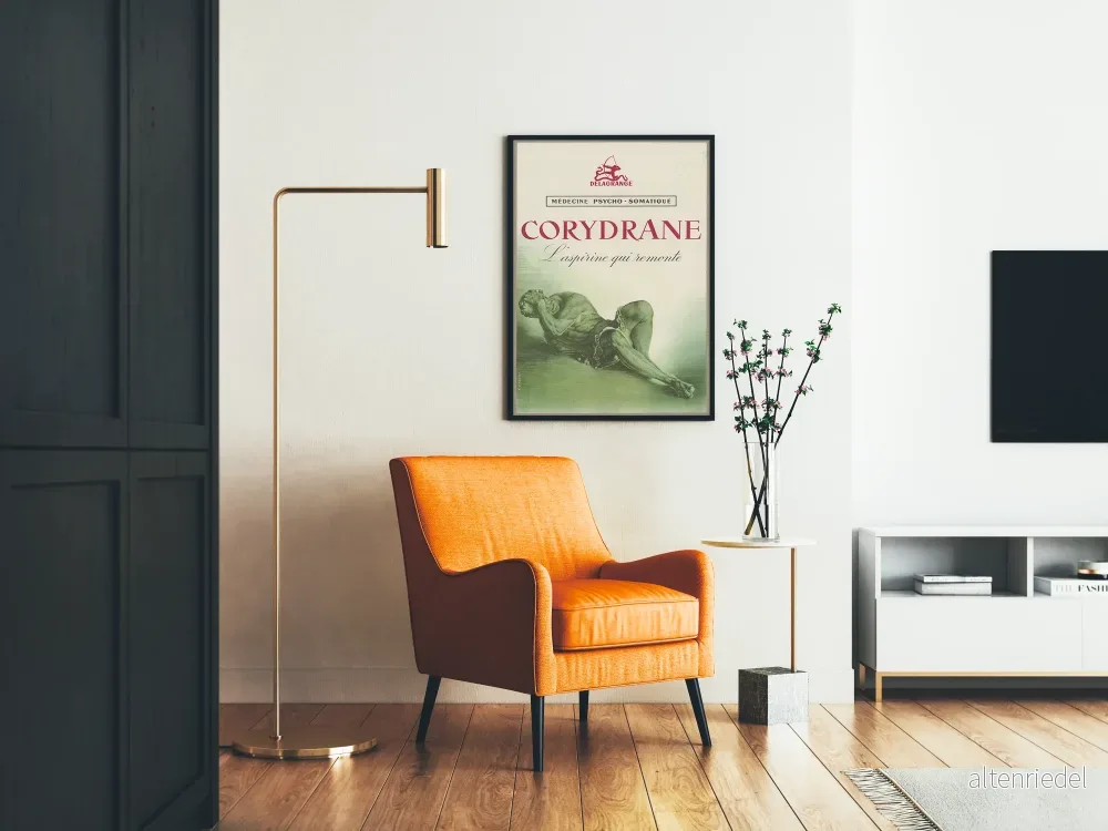 Vintageposter Corydrane Psyko-Kroppsläkemedel - Bild 2