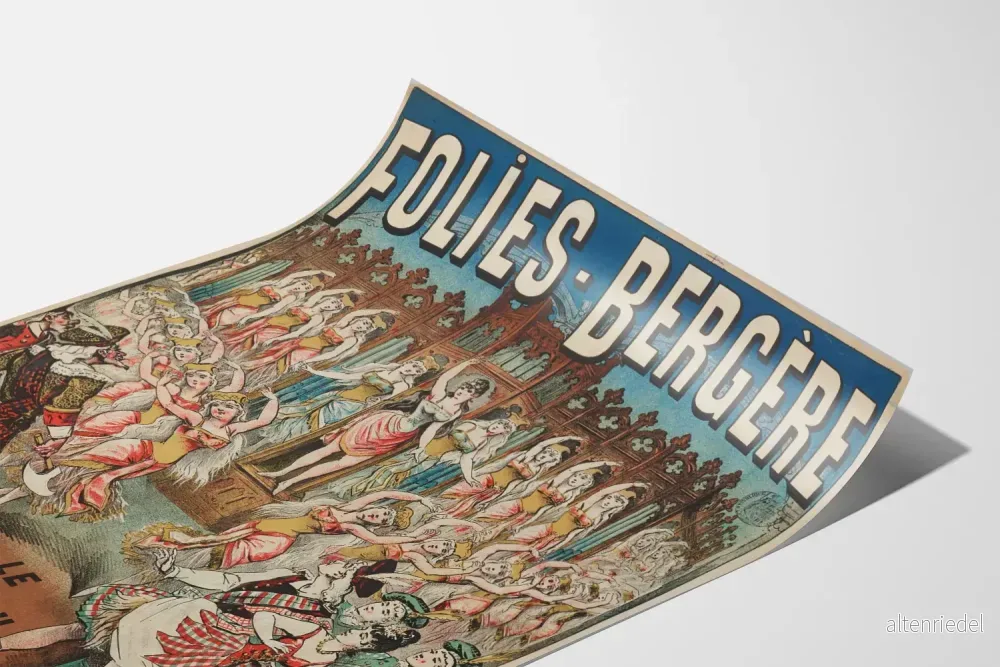 Vintageposter Folies Bergère Le Château de Mac-Arrott - Bild 3