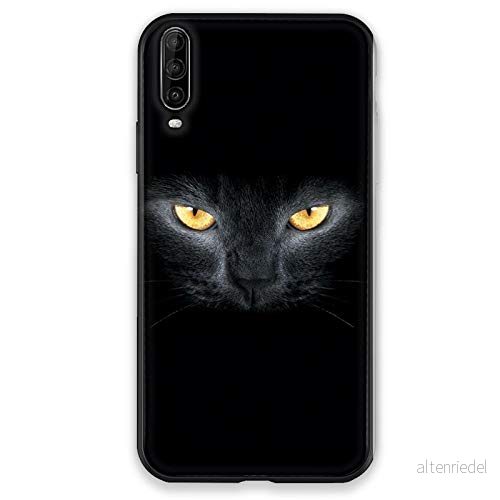 Fodral för Wiko View 4 katt svart 3614849849873