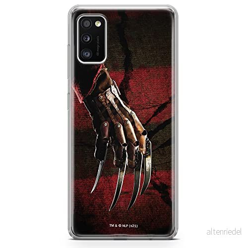 ERT GROUP mobiltelefonfodral för Samsung A41 originalt och officiellt licensierat Horror mönster Nightmare of Elm Street 002 anpassad till formen på mobiltelefonen, fodral tillverkad av TPU plast 5905511072360