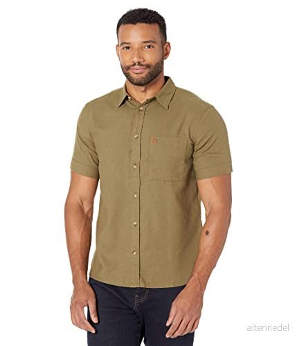 Fjallraven Övik Travel Shirt SS M Kortärmad T tröja Herr (paket med 1) 7323450686970
