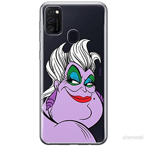 ERT GROUP mobiltelefonfodral för Samsung M21 originalt och officiellt licensierat Disney mönster Ursula 001 optimalt anpassad till formen på mobiltelefonen, gedeeltelijk transparant 5903537835761