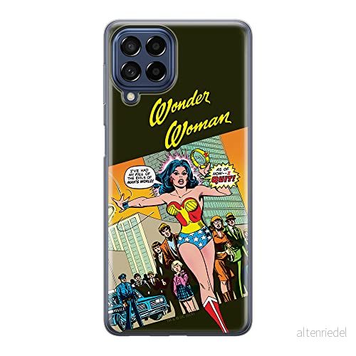 ERT GROUP mobiltelefonfodral för Samsung M33 5G originalt och officiellt licensierat DC mönster Wonder Woman 016 optimalt anpassad till formen på mobiltelefonen, fodral tillverkad av TPU plast 5905511340094