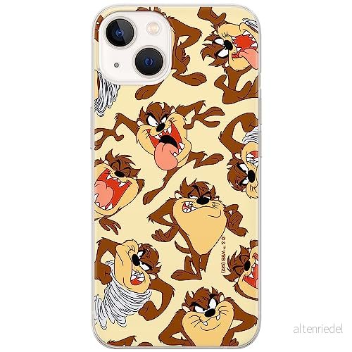ERT GROUP mobiltelefonfodral för Iphone 13 originalt och officiellt licensierat Looney Tunes mönster Tasmanian 005 optimalt anpassad till formen på mobiltelefonen, fodral tillverkad av TPU plast 5905511621780