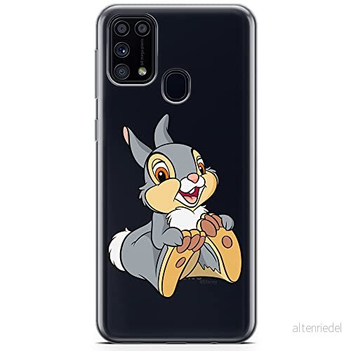 ERT GROUP mobiltelefonfodral för Samsung M31 originalt och officiellt licensierat Disney mönster Thumper 002 optimalt anpassad till formen på mobiltelefonen, gedeeltelijk transparant 5905131154941