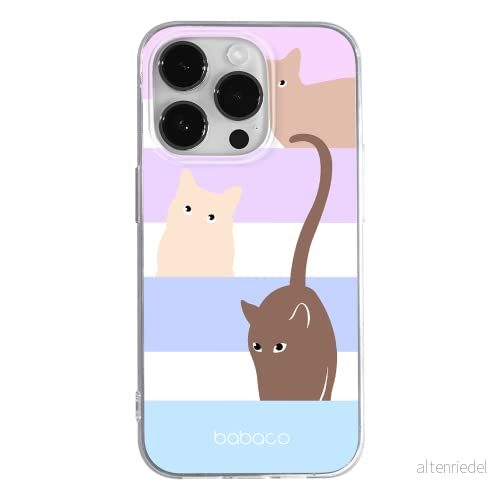 ERT GROUP mobiltelefonfodral för Apple Iphone 14 PRO originalt och officiellt licensierat Babaco mönster Cats 014 optimalt anpassad till formen på mobiltelefonen, fodral tillverkad av TPU plast 5905131918017
