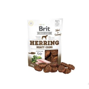 VAFO PRAHA s.r.o. Brit Dog 80 g mellanmål Jerky Herring Mynt 8595602543786