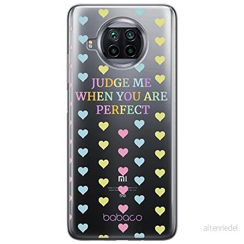 ERT GROUP mobiltelefonfodral för Xiaomi MI 10T LITE/REDMI NOTE 9 PRO 5G originalt och officiellt licensierat Babaco mönster Judge me 001, gedeeltelijk transparant 5903932901399