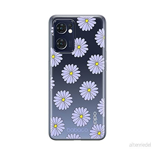 ERT GROUP mobiltelefonfodral för Oppo RENO 7 5G originalt och officiellt licensierat Babaco mönster Flowers 021 optimalt anpassad till formen på mobiltelefonen, gedeeltelijk transparant 5905511313241
