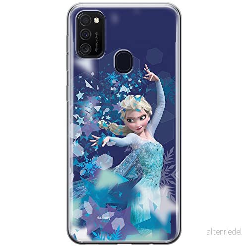 ERT GROUP mobiltelefonfodral för Samsung M21 originalt och officiellt licensierat Disney mönster Elsa 011 optimalt anpassad till formen på mobiltelefonen, fodral tillverkad av TPU plast 5903537833064