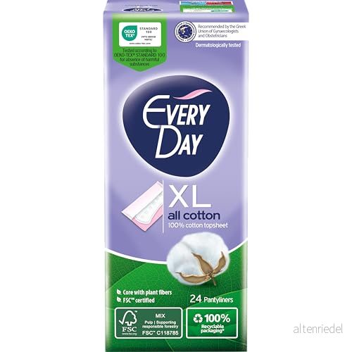 EveryDay All Cotton Salvaslip Extra Long, Filtrerande 100% Bomull, 24 Enheter 5201263001536
