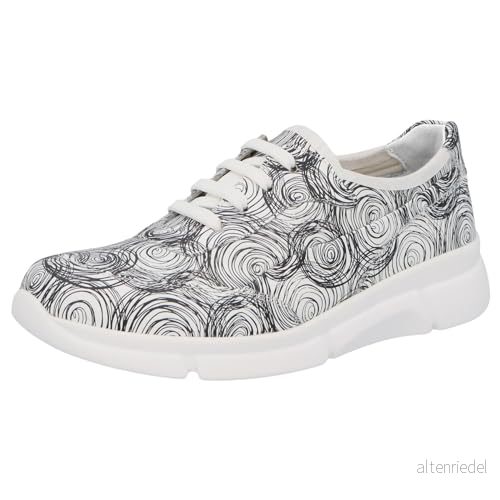 Berkemann Vigga sneakers för kvinnor, Vita minicirklar, 35.5 EU 4049261931599