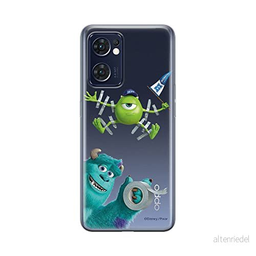 ERT GROUP mobiltelefonfodral för Oppo RENO 7 5G originalt och officiellt licensierat Disney mönster Monsters 001 optimalt anpassad till formen på mobiltelefonen, gedeeltelijk transparant 5905511303051