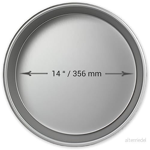 PME Professionell bakplåt i aluminium rund 35 x 5 cm 5060543484090