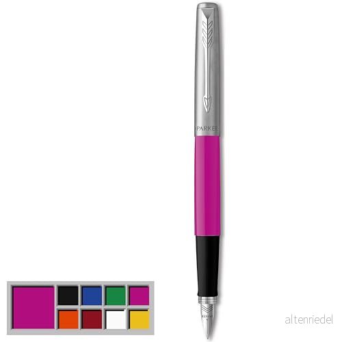 Parker Jotter Originals reservoarpenna - Magenta - Mediumspets - Blått och svart bläck - Blisterförpackning 3026980968601