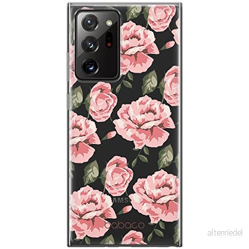ERT GROUP mobiltelefonfodral för Samsung GALAXY NOTE 20 ULTRA originalt och officiellt licensierat Babaco mönster Flowers 013 optimalt anpassad till formen på mobiltelefonen, gedeeltelijk transparant 5903932611236