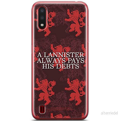ERT GROUP mobiltelefonfodral för Samsung A01 originalt och officiellt licensierat Game od Thrones mönster of 018 anpassad till formen på mobiltelefonen, fodral tillverkad av TPU plast 5903932689105