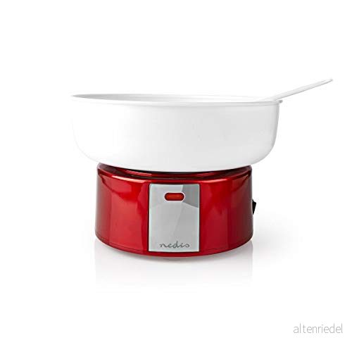 Nedis FCCM100FRD cotton candy maker vintage red/white 5412810322503