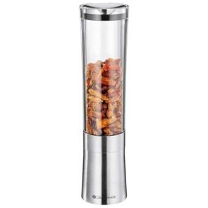 Zassenhaus Chilikvarn Diavolo av akryl och rostfritt stål i silver transparent, höjd: 21 cm, 035698 4006528035698 Zassenhaus Chilikvarn Diavolo av akryl och rostfritt stål i silver transparent, höjd: 21 cm, 035698 4006528035698