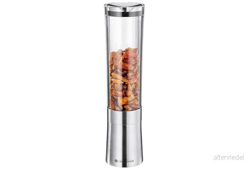 Zassenhaus Chilikvarn Diavolo av akryl och rostfritt stål i silver transparent, höjd: 21 cm, 035698 4006528035698