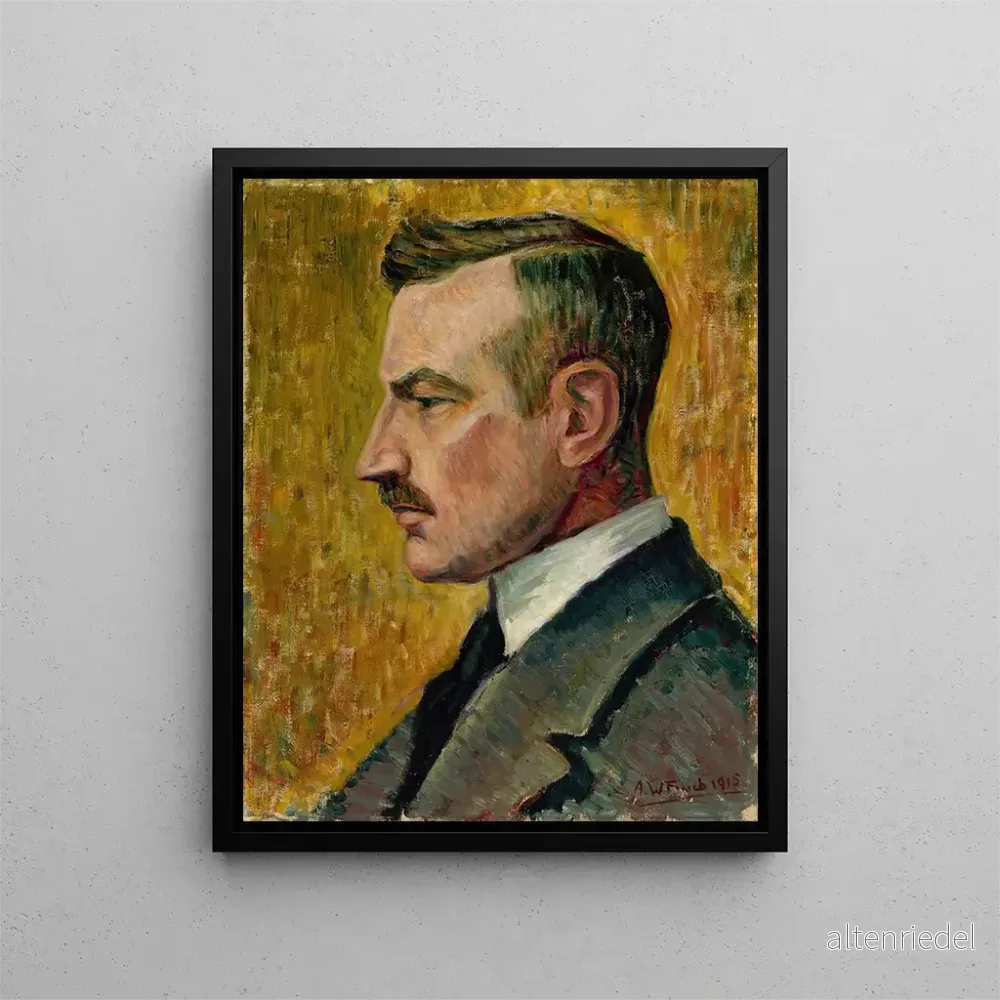 Målning Portrait av konstnären Magnus Enckell - Alfred William Finch | Konsttryck