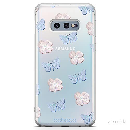 ERT GROUP mobiltelefonfodral för Samsung S10e originalt och officiellt licensierat Babaco mönster Flowers 043 optimalt anpassad till formen på mobiltelefonen, gedeeltelijk transparant 5905131319197
