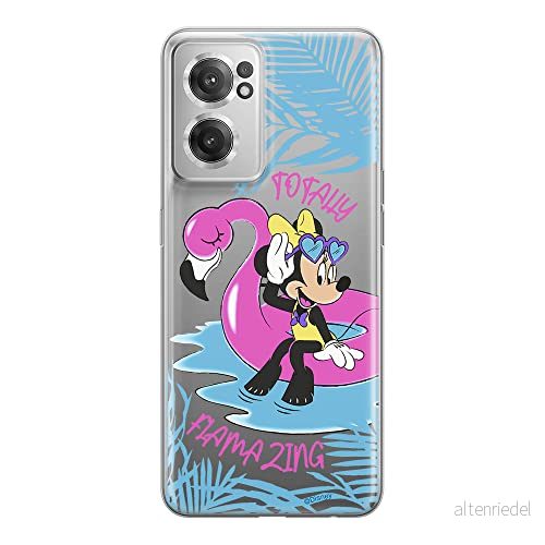 ERT GROUP mobiltelefonfodral för Oneplus NORD CE 2 originalt och officiellt licensierat Disney mönster Minnie 025 optimalt anpassad till formen på mobiltelefonen, gedeeltelijk transparant 5905511300036